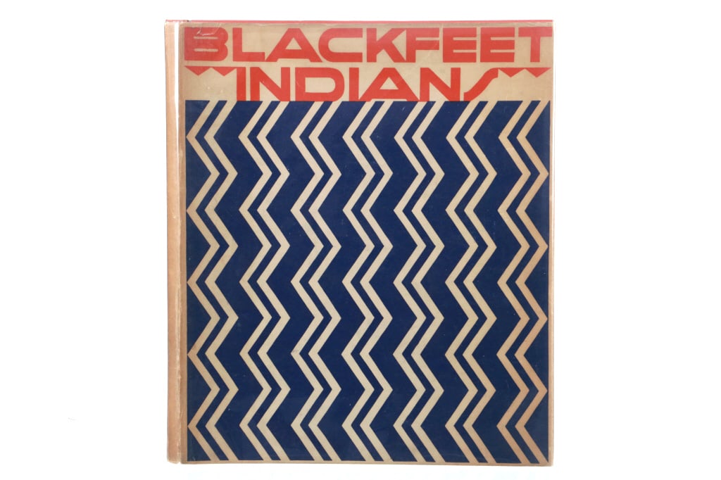 1st Ed. "Blackfeet Indians" By Frank Linderman: Included in this lot is a 1935 First Edition of ?Blackfeet Indians?. The illustrations within this book are by Winold Reiss and the story was written by Frank B Linderman. The book features 49 origina