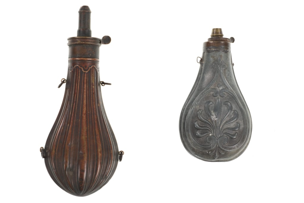 Civil War Era Powder Flasks A.M. Flask Co. (2) (1 of 6)