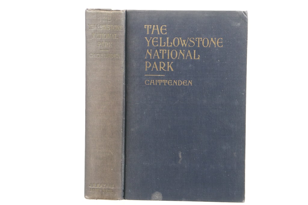 The Yellowstone National Park by Chittenden 1924: Featured in this lot is this illustrated hardcover of ?The Yellowstone National Park Historical and Descriptive? by Hiram Martin Chittenden, 1924. "New and Enlarged Edition, Entirely Revised", J. E. H
