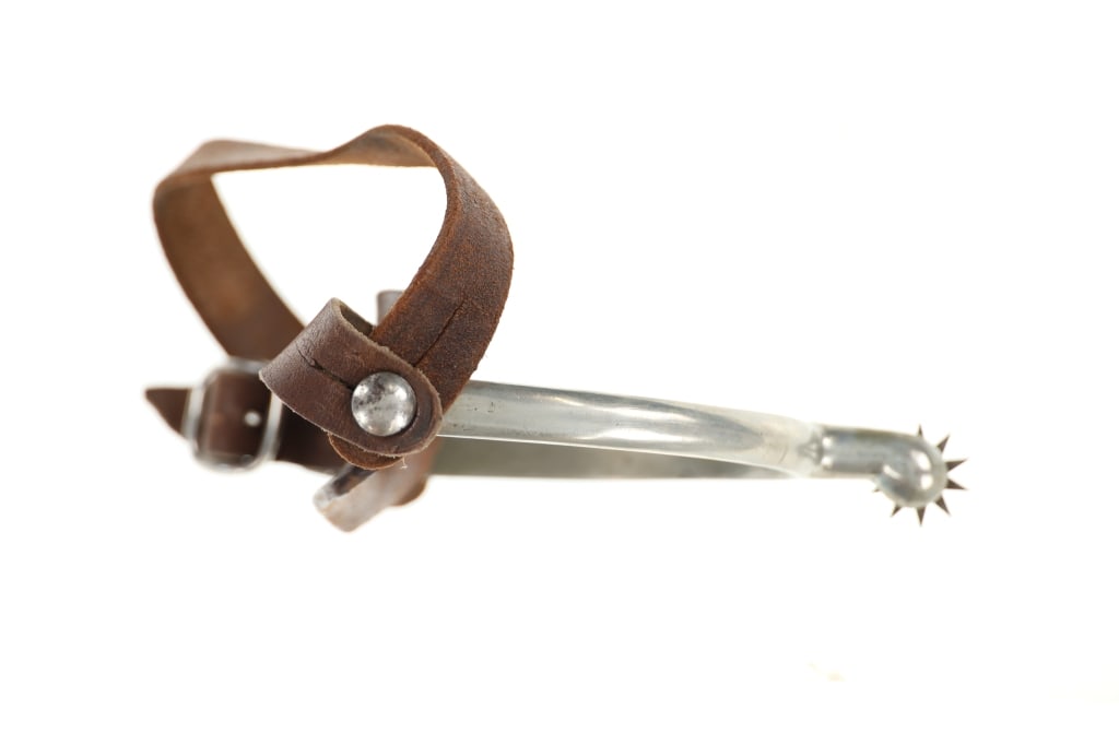 Vintage U.S. Cavalry Solid Nickel Spurs - 3