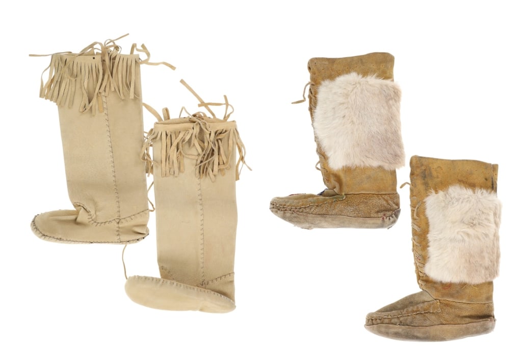 Vintage Alaskan Deer Hide Mukluks (2) (1 of 13)