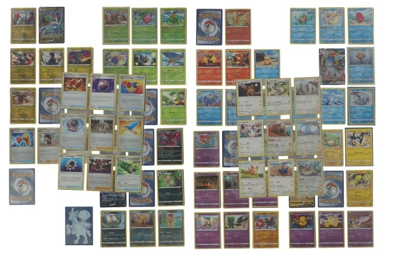 Pokemon Sword & Shield Series Evolving Skies Deck: For your consideration is this semi-complete Pokemon Evolving Skies deck from the Sword & Shield Series circa 2021. This was the 7th expansion set in the Sword & Shield series containing 203 cards in 