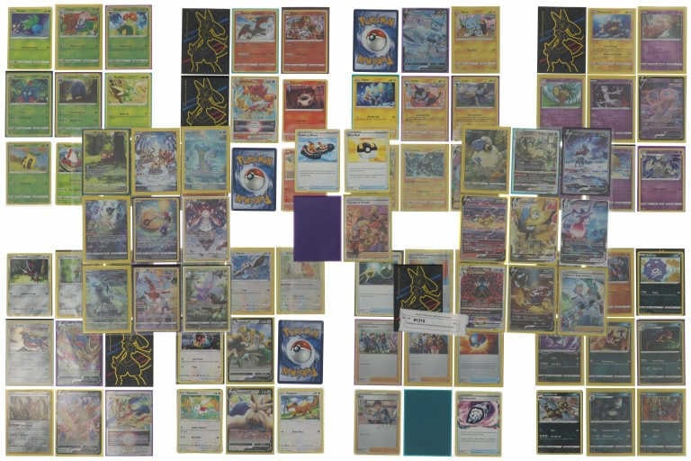 Pokemon Sword & Shield Series Crown Zenith Deck: For your consideration is this semi-complete Pokemon Crown Zenith deck from the Sword & Shield Series circa 2023. This was the last expansion of the Sword & Shield Series and contained 160 base set ca