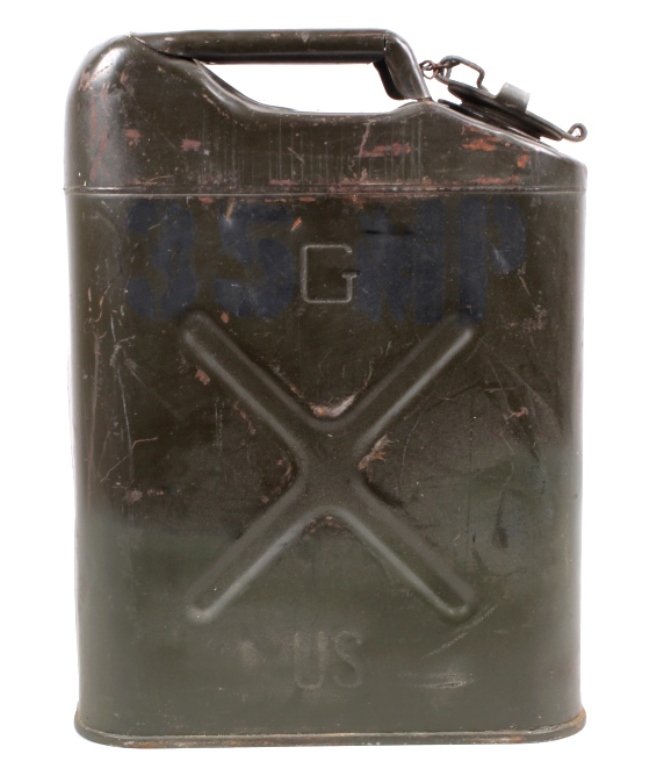 Vintage Army Gas Can