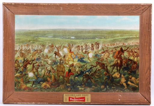 Custer S Last Fight Budweiser Advertising 1952 Aug 31 2013 North American Auction Company In Mt