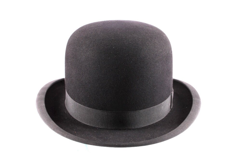 black round top hat