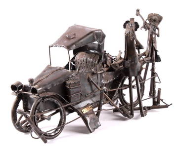 "Fencing Contractor" by Kim Kennedy 1986 This is a: This is an original work of art by renowned Australian artist, Kim Kennedy. This piece originally sold at his gallery for over $3,500 (in today's money that would be $7,600). He began his