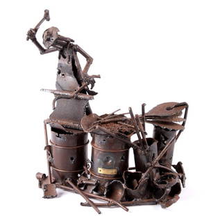 "In Heat of the Day" by Kim Kennedy 1986 This is a: This is an original work of art by renowned Australian artist, Kim Kennedy. This piece originally sold at his gallery for over $1,500 (in today's money that would be $3,300). He began his