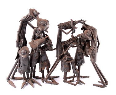 Early Australian Settlers by Kim Kennedy 1986 This: This is an original work of art by renowned Australian artist, Kim Kennedy. This piece originally sold at his gallery for over $1,500 (in today's money that would be $3,300). He began his