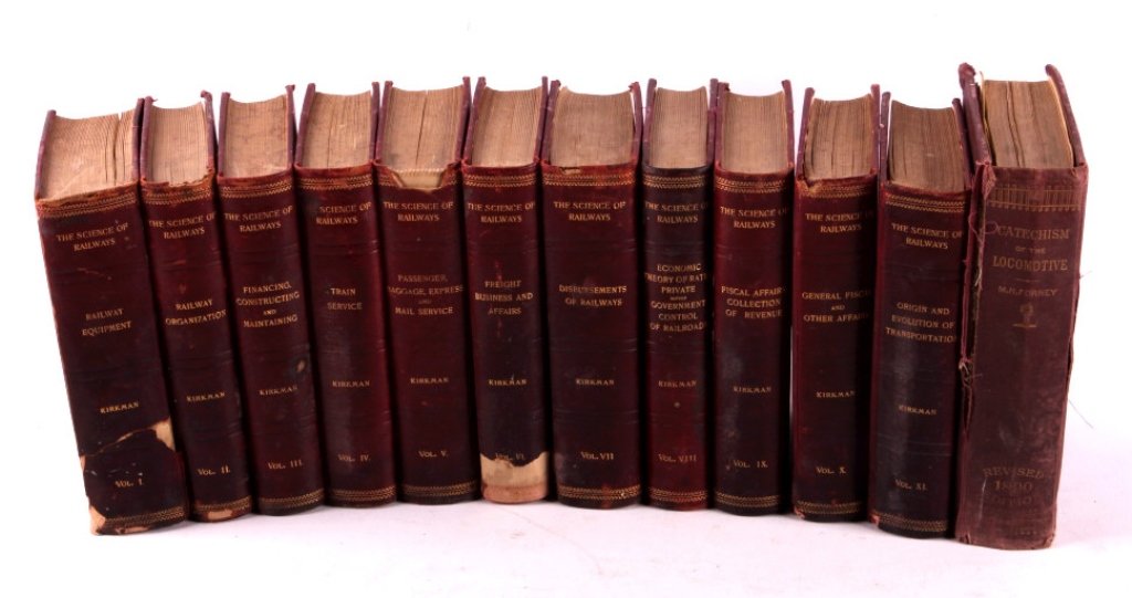 Science of Railways Book Collection This is a coll: This is a collection of 11 "The Science of Railways" books and an 1890 edition of "Catechism of the Locomotive". The set of railway books includes volumes 1-11. The books are in good condition, with s