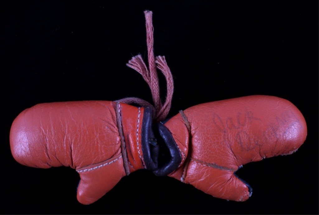 Jack Dempsey Signed Miniature Boxing Gloves