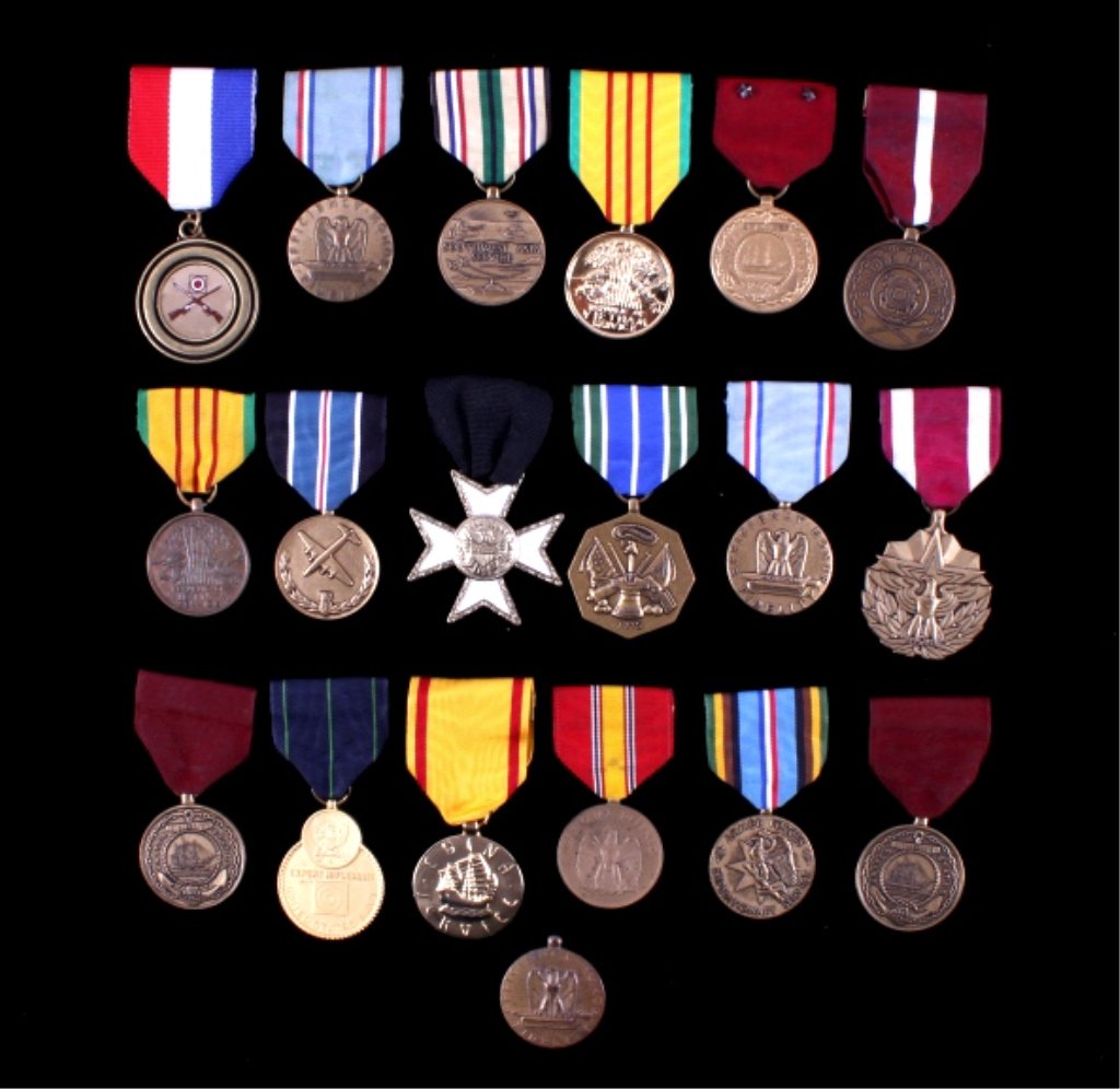 United States Military Service Medal Collection Oct 10, 2015 North American Auction Company