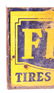 Fisk Tires Double Sided Porcelain Sign - 3