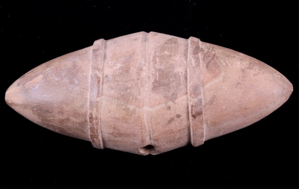 Plains Indian War Club circa 1800-1900: This is a wonderfully carved Plains Native American Indian war club from circa 1800-1900 A.D. The piece comes with a Certificate of Authenticity by Bannerstone Tom. The provenance is from the Harold S