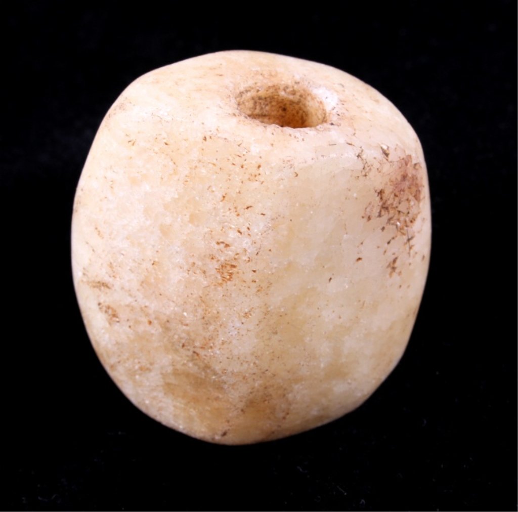 Illinois Quartz Banner Stone circa 3000 B.C.: This is a single face triangular banner with fluted end from the Massac collection in Illinois. The piece is solid quartz and has excellent age being from circa 3000 B.C. Extremely rare and desirable 