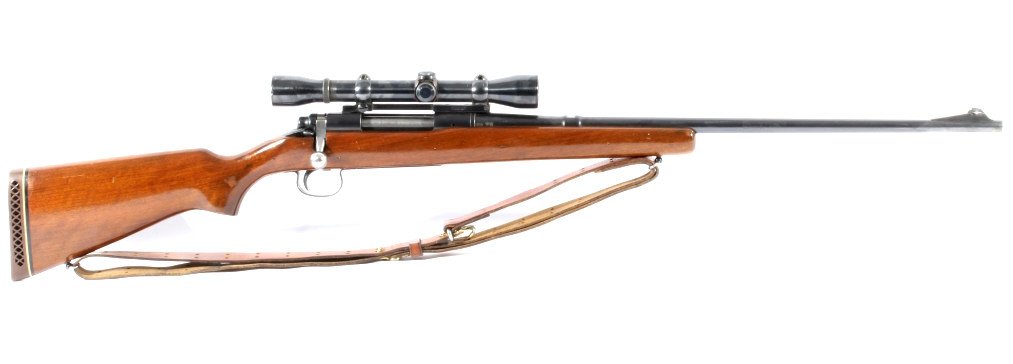 Remington Model 721 .30-06 Bolt Action Rifle: This is a Remington Arms Co. Model 721 bolt action rifle in .30-06 SPRG. (Springfield) caliber. The model 721 was the post-WWII replacement of the Model 30 with a Mauser 98 style action. The rifles ba
