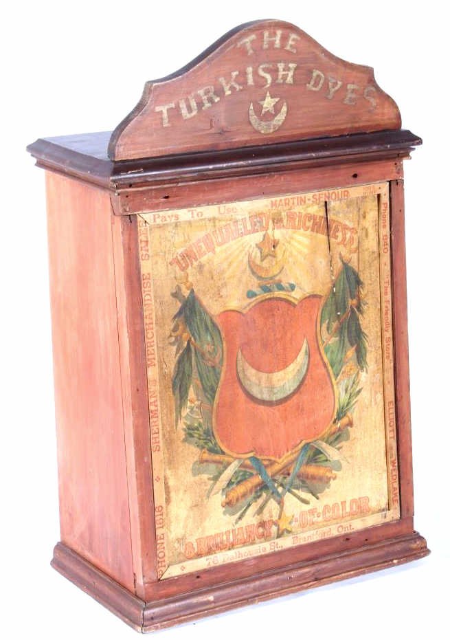 The Turkish Dyes Cabinet Advertising Mercantile (1 of 10)