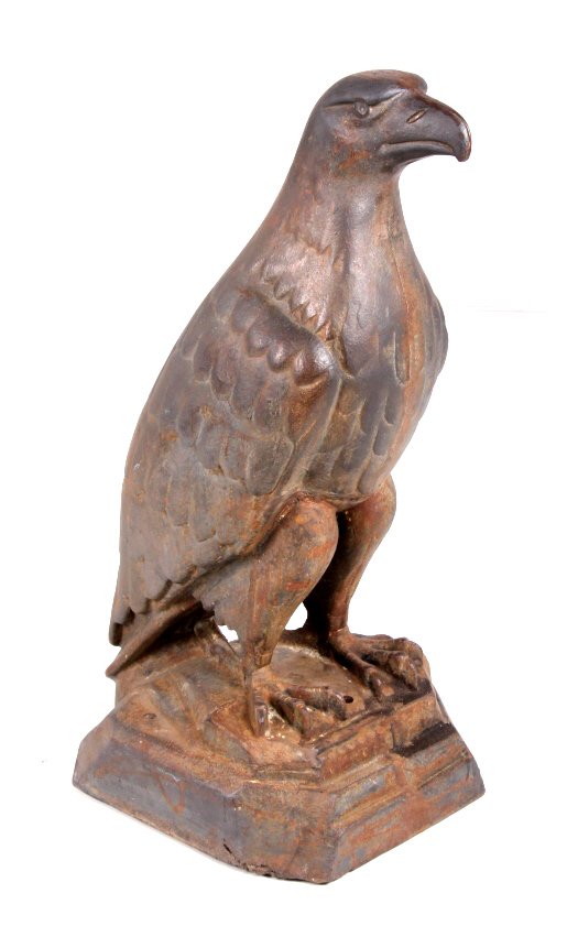 Original White Eagle Gasoline Cast Iron Statue
