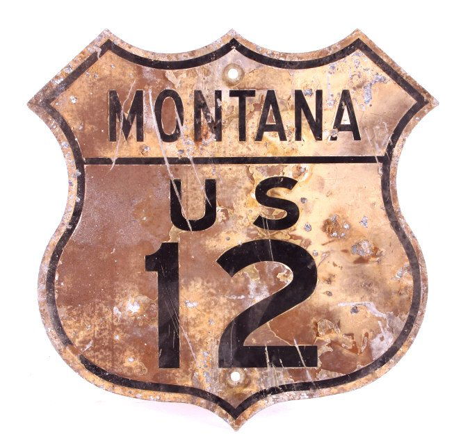 Montana US 12 Highway Sign (1 of 7)