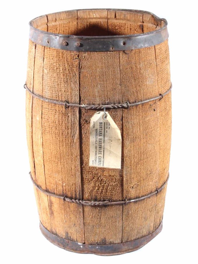 Montana Hardware Company Butte, Montana Nail Keg (1 of 8)
