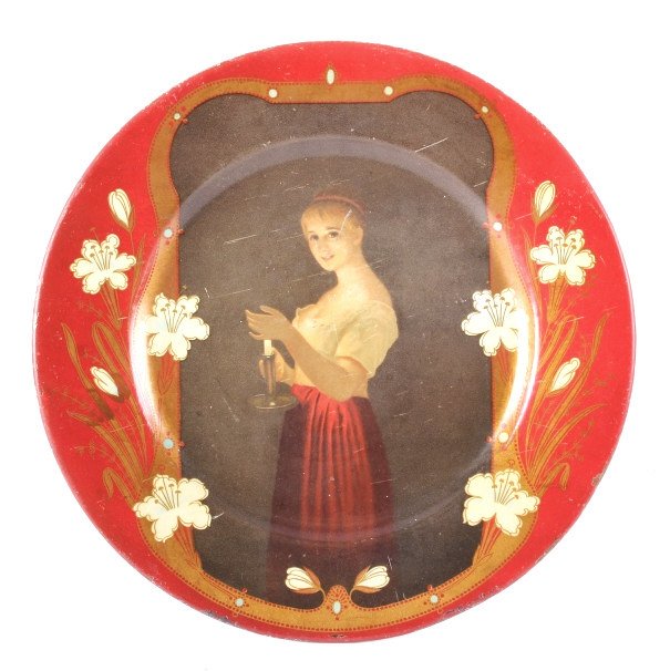 Vienna Art Plate A.M. Smith Minneapolis Minnesota: This is a Vienna Art plate from A.M. Smith in Minneapolis, Minnesota. A.M. Smith was a wholesale dealer of liquor, wines, olive oil, honey, dried fruit, etc. in the early 1900's. The front of the plat