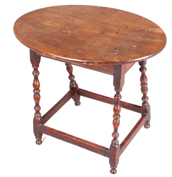 Antique Spindle Leg Parlor Table