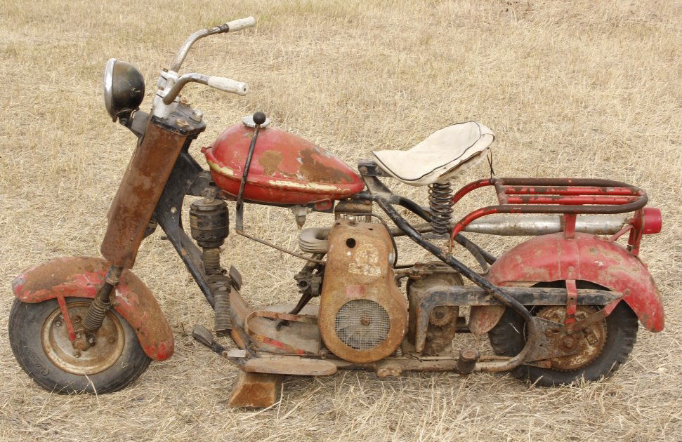 1958 Cushman Eagle Scooter With Husky 17m8 3 Oct 01 2016 North American Auction Company In Mt