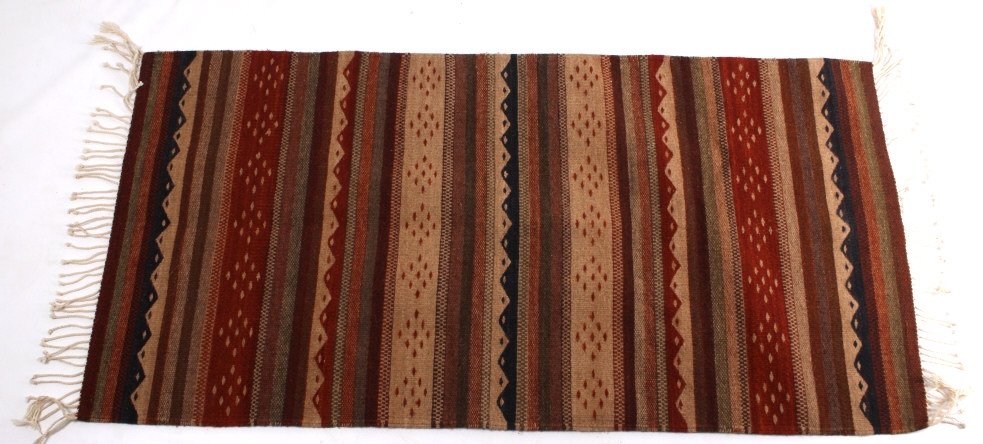 Zapotec Indian Finely Woven Rug: This lot feature a Finely Woven Zapotec rug. This rug is in good condition for its age. It shows great color and a wonderful patterns, being finely woven gives some great detail. The Zapotec Native Am