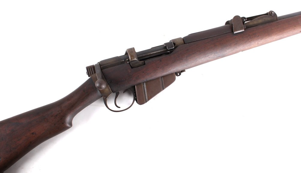 Enfield No Iv Mk1 303 Sporter Rifle C R Oct 24 Lewis Maese Antiques Auction In Tx