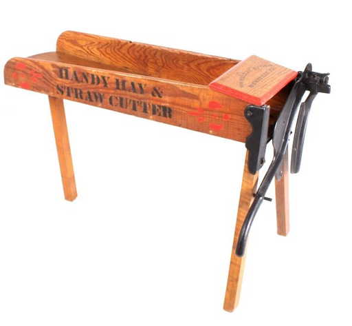 Antique Primitive Hay Straw Cutter Antique Primitive Hay Straw Cutter