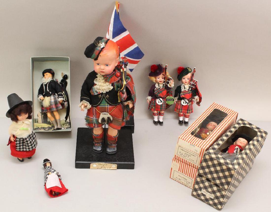 LOT OF DOLLS REPRESENTING THE BRITISH ISLES. (1 of 4)