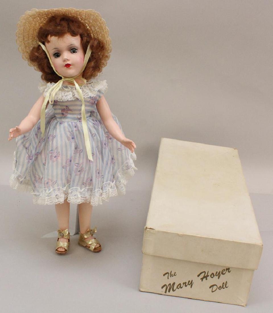 14"  MARKED "MARY HOYER" HARD PLASTIC DOLL, ORIGINAL (1 of 6)