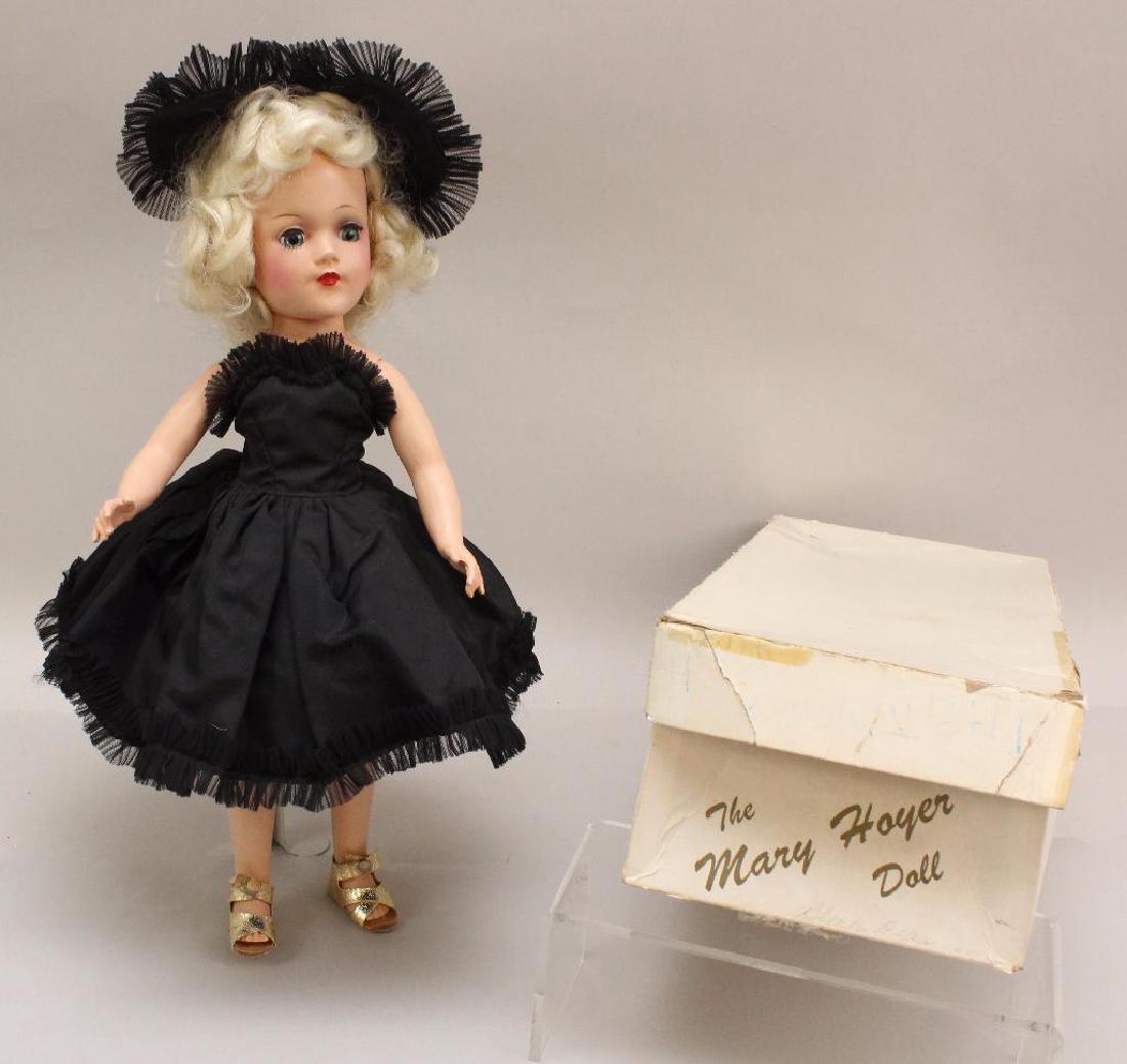 14" MARKED  "MARY HOYER" HARD PLASTIC DOLL, ORIGINAL (1 of 6)