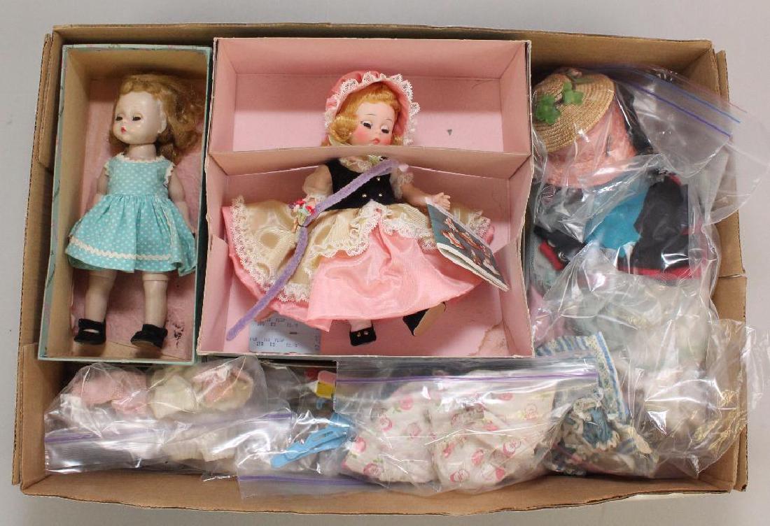 PAIR OF 8" MADAME ALEXANDER DOLLS: 1960's BKW, 1973-75 (1 of 2)