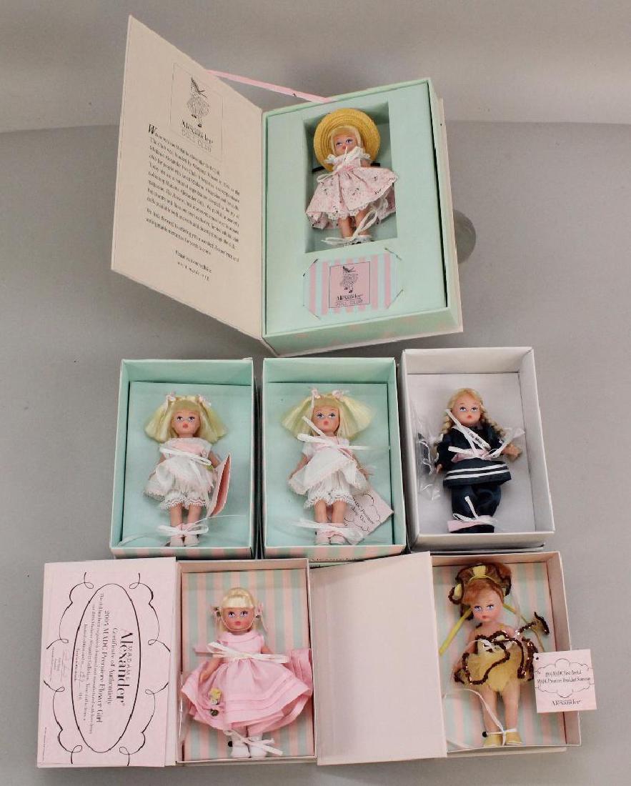 LOT OF (6) MIB NRFB 5" MADAME ALEXANDER VINYL MINI (1 of 1)