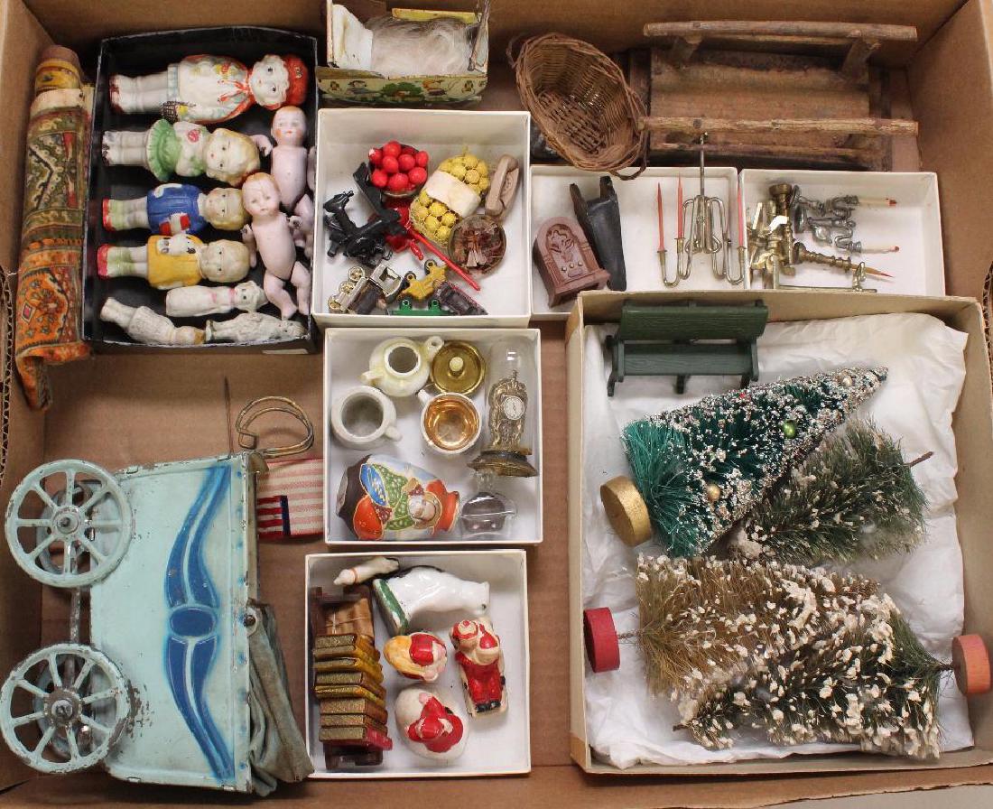 LOT OF ANTIQUE/VINTAGE MINIATURES. (1 of 1)