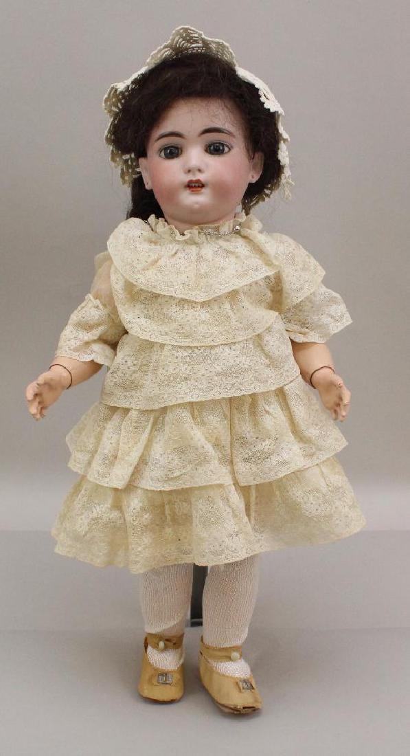 18" SH 1079 ANTIQUE BISQUE HEAD DOLL. (1 of 3)