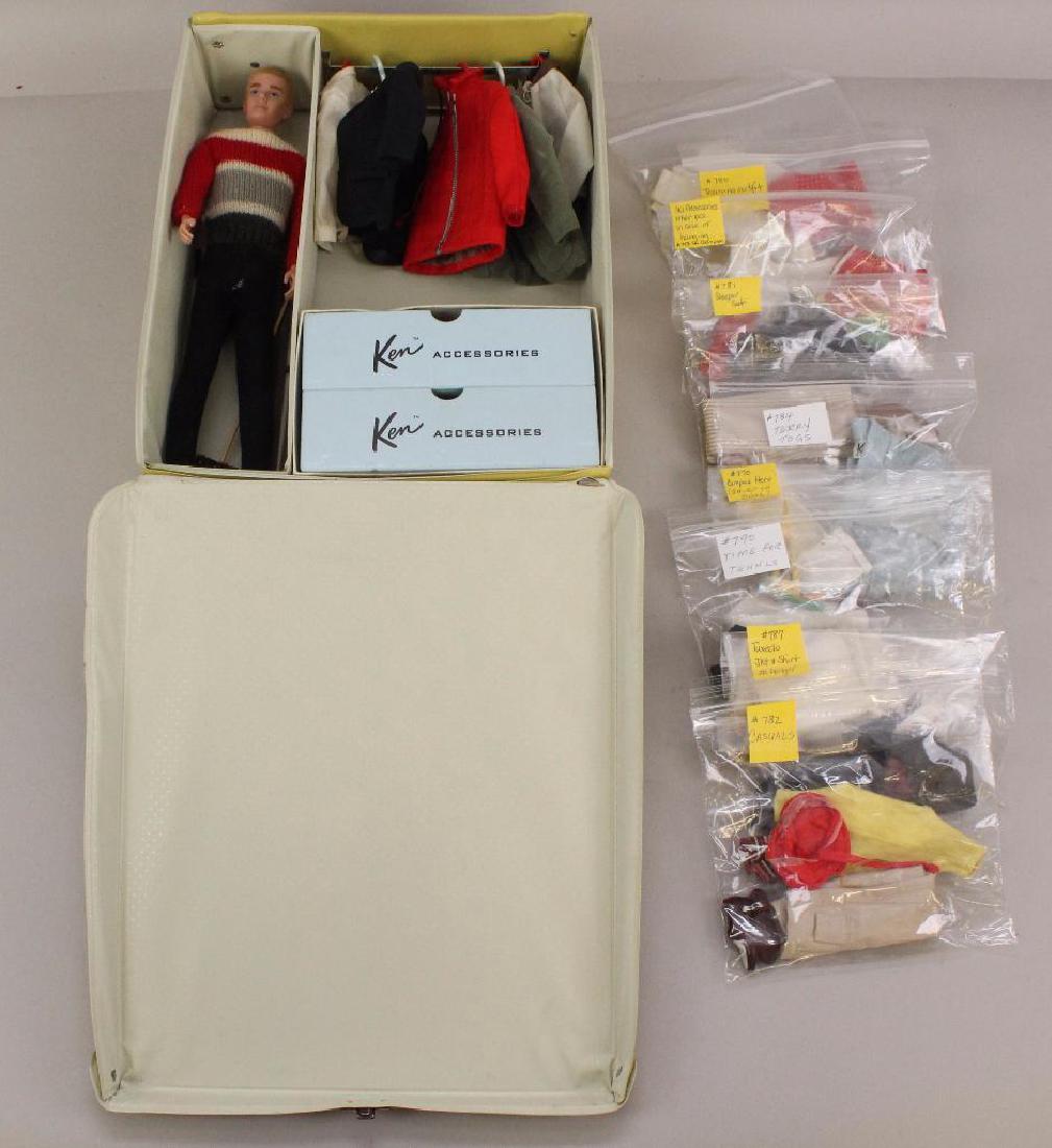 BARBIE FAMILY LOT: 1961 KEN DOLL, TAGGED WARDROBE, (1 of 9)