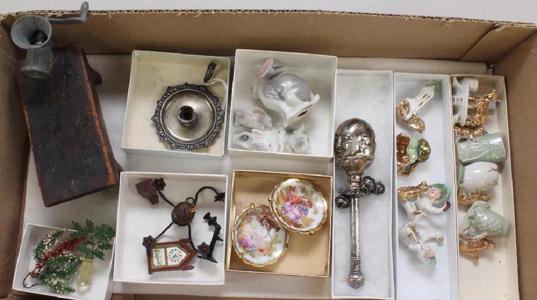 LOT OF VINTAGE & ANTIQUE DOLL INC. VICTORIAN RATTLE; (1 of 4)