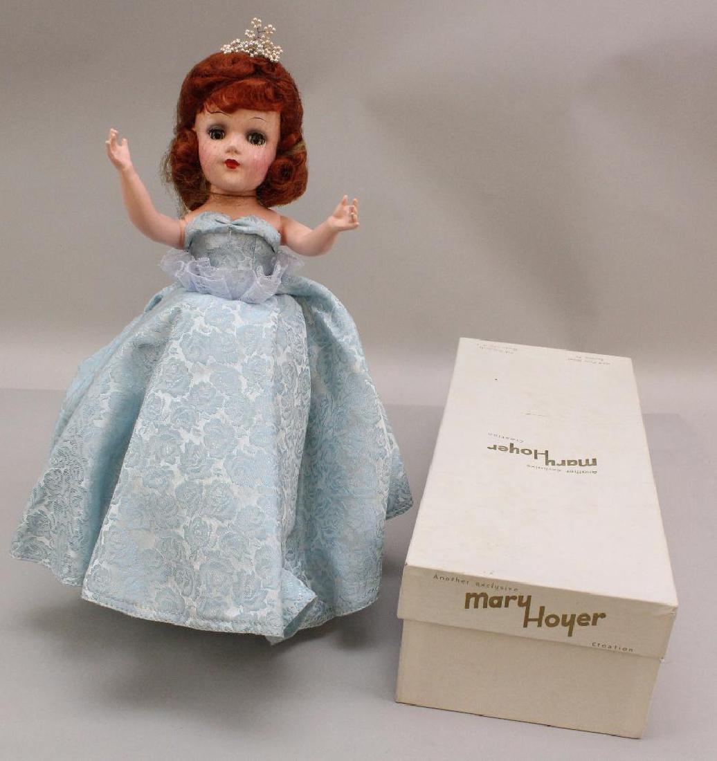 14" HARD PLASTIC MARY HOYER DOLL, ORIGINAL BOX. (1 of 3)