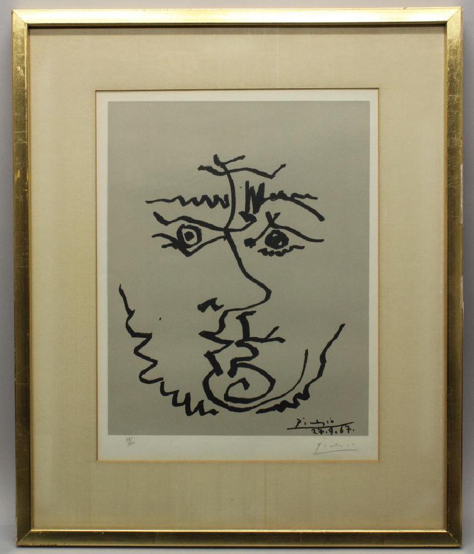 Pablo Picasso (1881-1973, Spain, France): Lithography. Edition 99/100. Signed "Picasso" in lower right. 15.75"h x 12"w