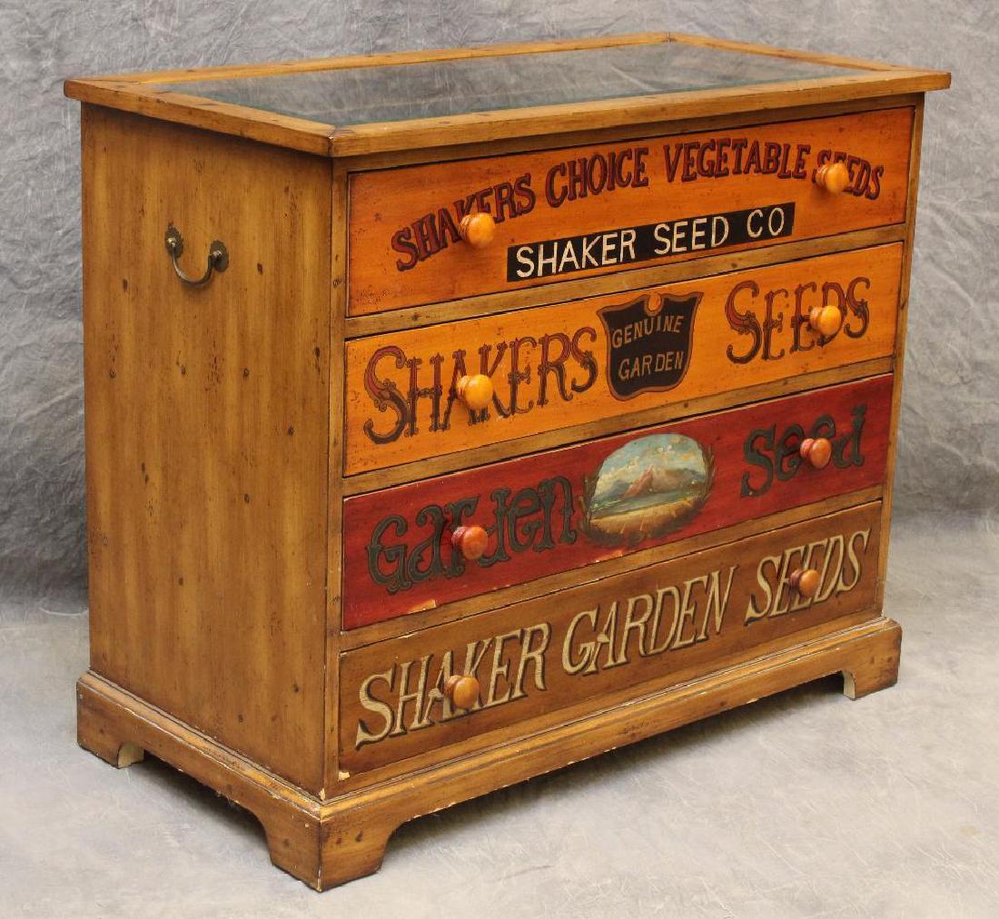 Shaker Seed Advertising Chest of Drawers (1 of 7)