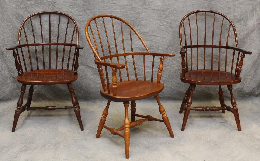 Set of (3) Frederick Duckloe Sack Back Armchairs (1 of 6)