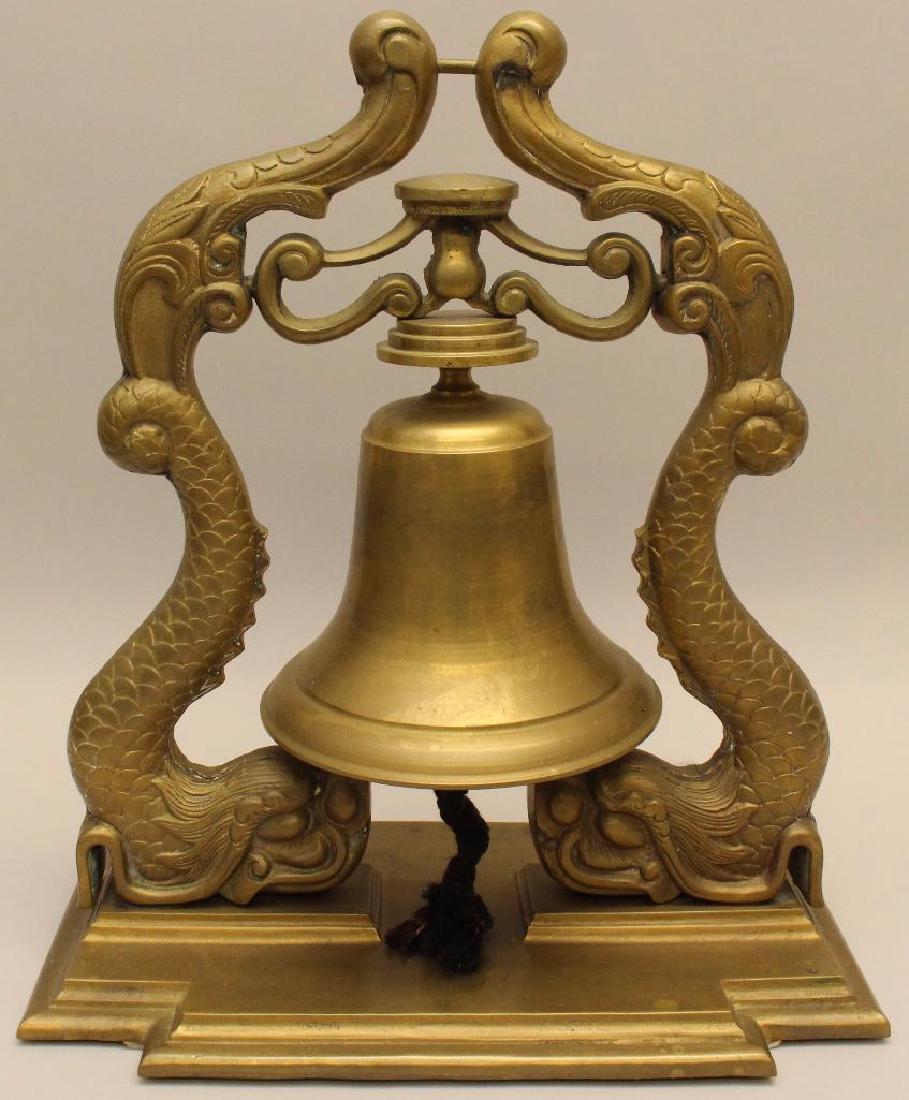 Ornate Cast Brass Bell (1 of 4)