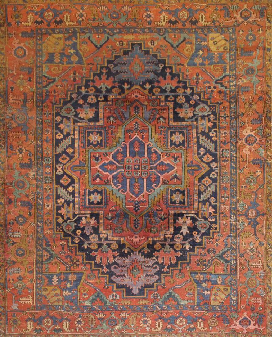 Heriz Hand Woven Room Size Rug (1 of 8)