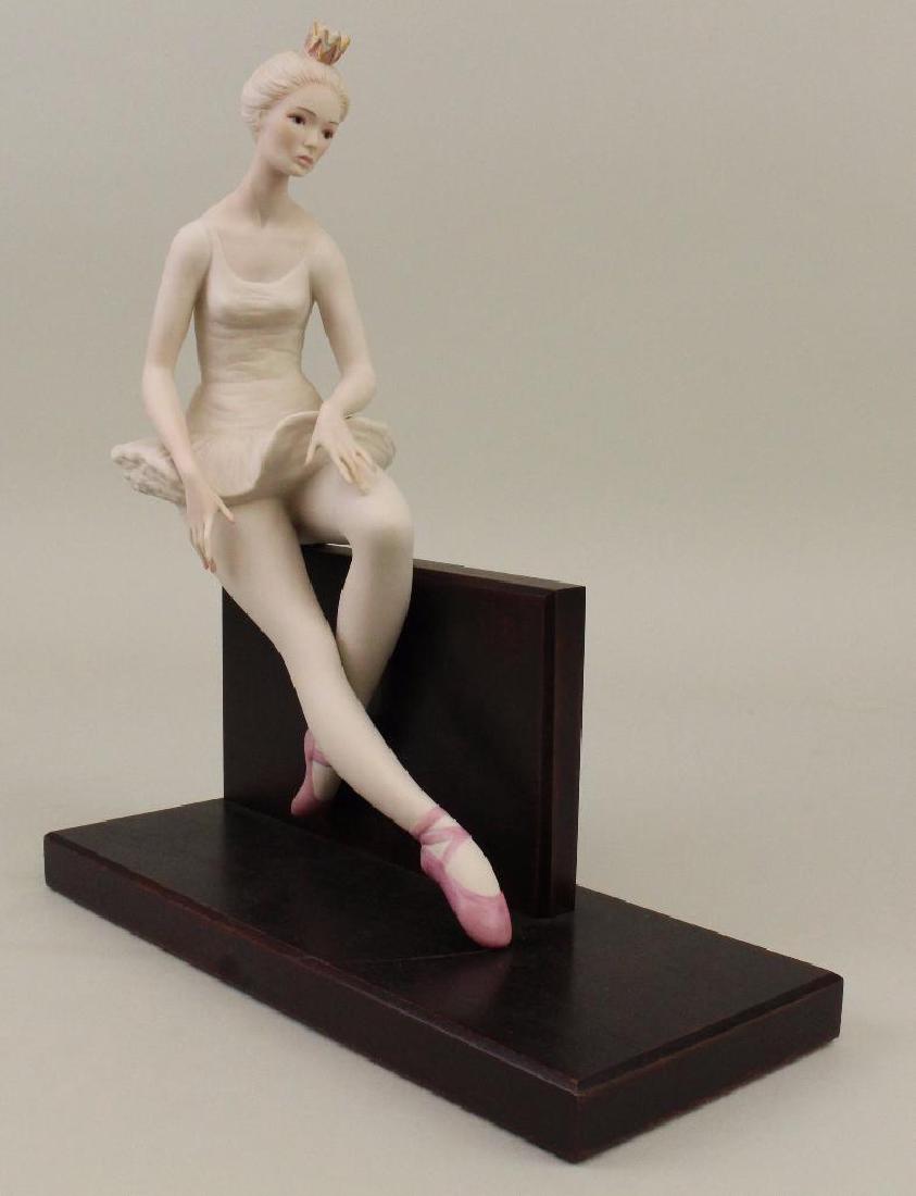 Cybis Porcelain Figurine "Ballerina On Cue": Marked on underside, 11"h x 11"w (base).