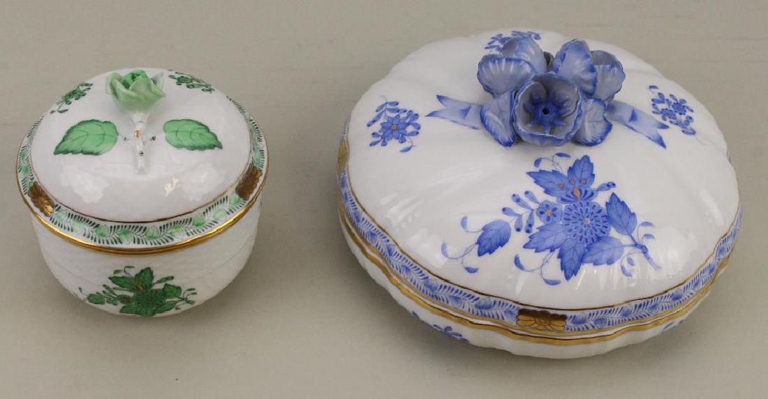 Set of (2) Herend Porcelain (1 of 7)
