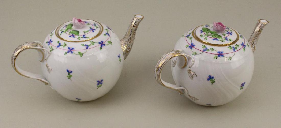 (2) Pair of Herend Porcelain Teapots (1 of 4)
