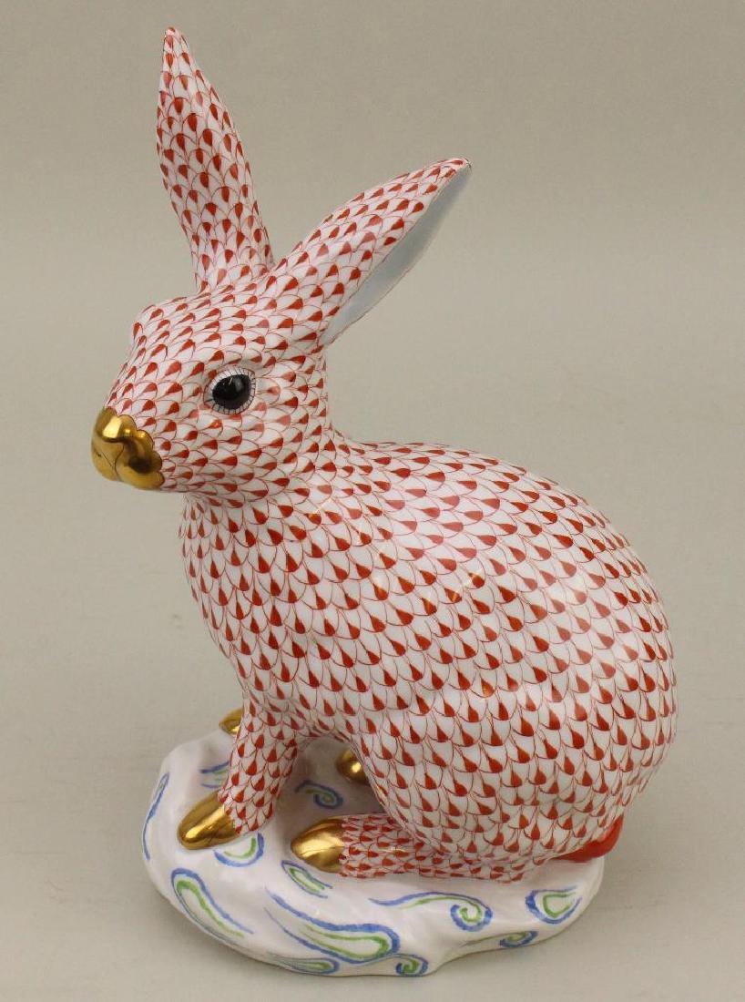 Herend Porcelain Large Rabbit (1 of 5)