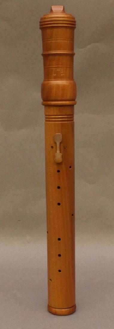 Cornamusen: Tenor cornamusen. Double reed. Initials JTB inscribed. Attributed to Moeck.